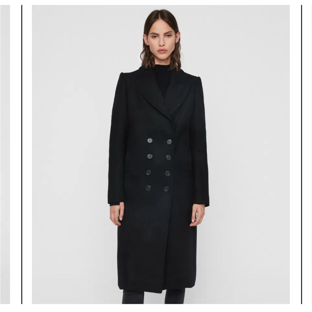 All Saints Blair Shadow Coat - Picture 1 of 6